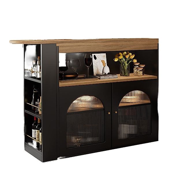 TavilaEcon Bartisch 360° drehbar, Rattan Dekorative günstig online kaufen