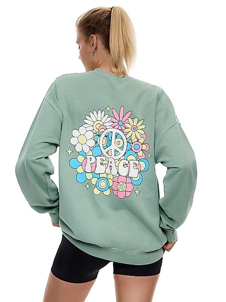 Worldclassca Longsweatshirt Worldclassca Oversized Sweatshirt PEACE günstig online kaufen
