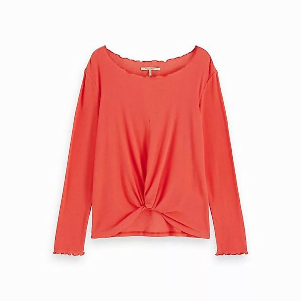 Maison Scotch Langarmshirt Maison Scotch Damen Langarmshirt Knotted Top 156 günstig online kaufen