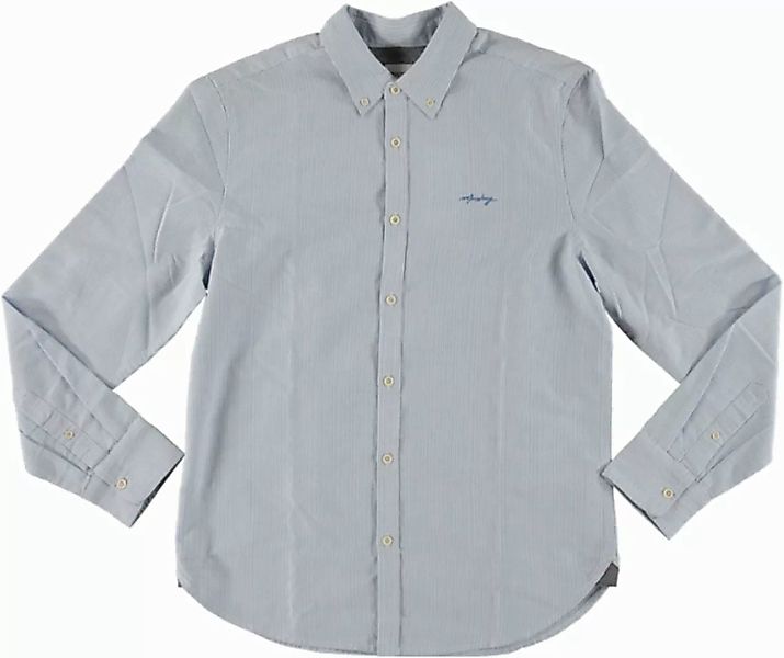 MUSTANG Langarmhemd "Edinburg", mit Logo Schriftzug günstig online kaufen