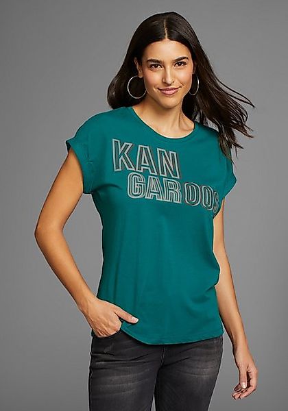 KangaROOS Kurzarmshirt mit Placement-Print günstig online kaufen