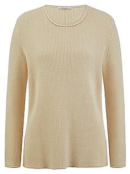 Rundhals-Pullover Peter Hahn weiss günstig online kaufen