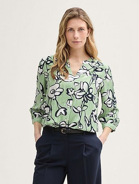 TOM TAILOR Langarmbluse Bluse mit Muster günstig online kaufen