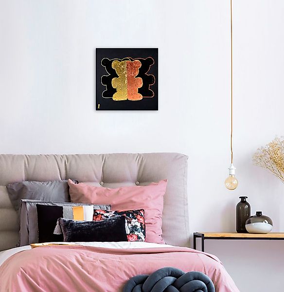 queence Leinwandbild »Bears I«, Bär-Bären-Kunst, (1 St.), Premium-Leinwands günstig online kaufen