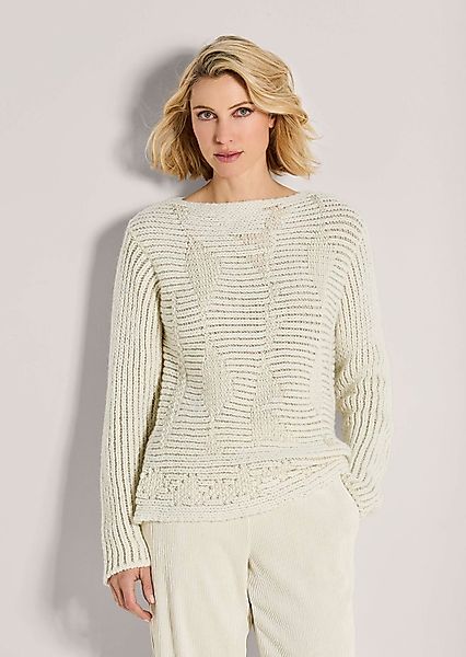 MADELEINE Strickpullover Eleganter Maschenpullover mit U-Boot-Ausschnitt günstig online kaufen