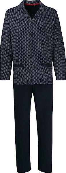 GÖTZBURG Pyjama Herren-Schlafanzug Single-Jersey gemustert günstig online kaufen