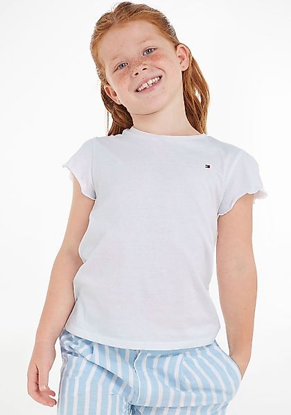Tommy Hilfiger T-Shirt ESSENTIAL RUFFLE SLEEVE günstig online kaufen