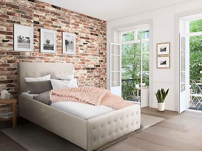 Home affaire Polsterbett "Vaine" in 5 Breiten, auch in Länge 220 cm, incl. günstig online kaufen
