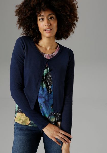Aniston SELECTED Bolero mit 2 Knöpfen günstig online kaufen