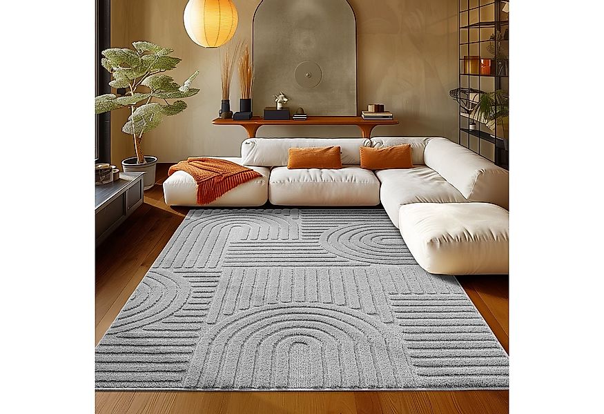 Teppium Hochflor-Teppich Boho-Design, Rechteckig, Höhe: 20 mm, Teppich Wohn günstig online kaufen