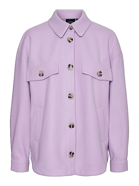 VERO MODA Hemd Jacke Damen Violett günstig online kaufen