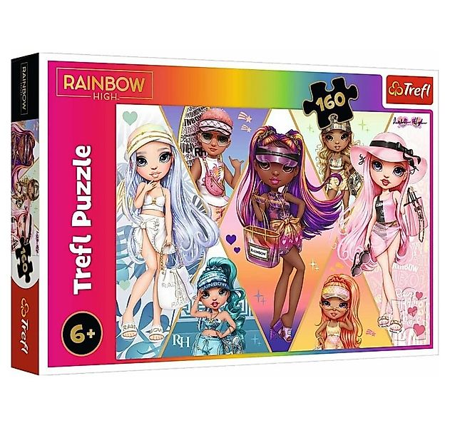 Trefl Puzzle Puzzle Rainbow High: Glückliche Freunde 160 Teile, Puzzleteile günstig online kaufen