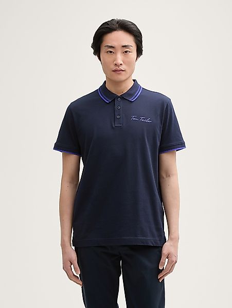 TOM TAILOR Poloshirt Poloshirt mit Logo-Print günstig online kaufen