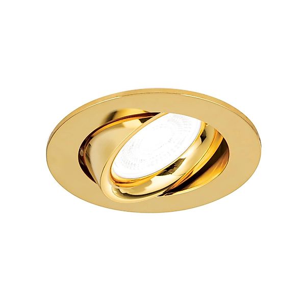 Orion Leuchten Einbaustrahler Aluminium GU10 Ø 9cm Gold günstig online kaufen