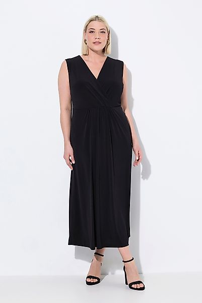 Ulla Popken Maxikleid Maxikleid A-Linie Wickeloptik günstig online kaufen