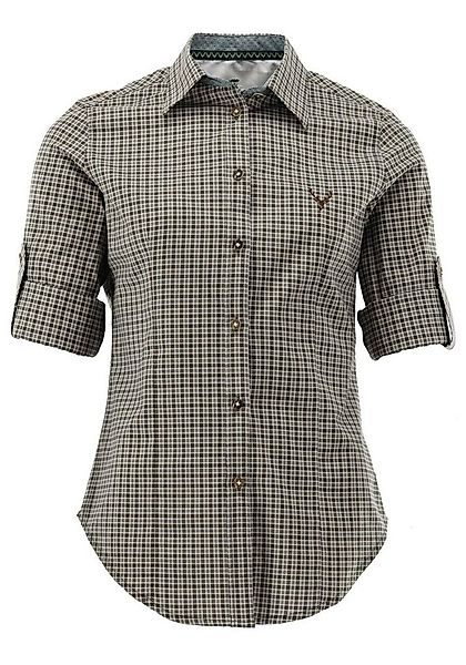 OS Trachten Trachtenbluse Prami Langarmbluse mit Hirsch-Stickerei auf der B günstig online kaufen