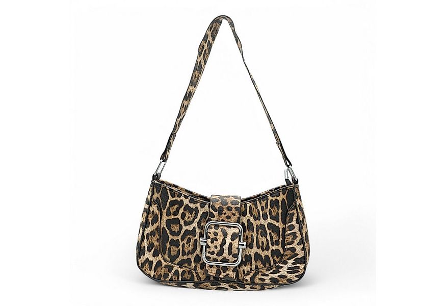 Eyecatcher Handtasche Glamouröse Schultertasche im Leoparden-Look mit Schna günstig online kaufen