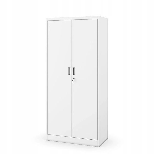 Jan Nowak Aktenschrank Metallschrank Jan Compact Weiß 175x80x40 cm mit Zyli günstig online kaufen