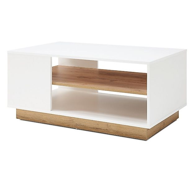 Lomadox Couchtisch CELLE-61, Couchtisch in weiß und Grandson Oak Eiche Nb., günstig online kaufen