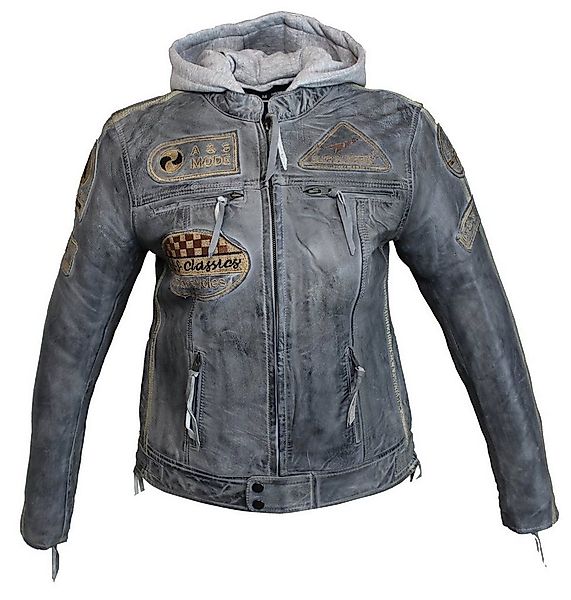 Alpha Speeds Motorradjacke - /Freizeit Damen Lammlederjacke Bikerjacke High günstig online kaufen