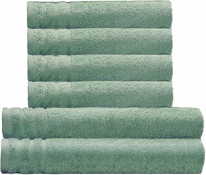 Kleine Wolke Handtuch Set "Royal, 6 Stück (4 Handtücher 50/100 cm + 2 Dusch günstig online kaufen