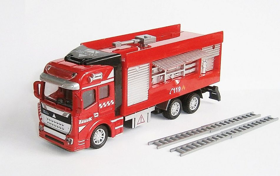 Toi-Toys Spielzeug-Feuerwehr FEUERWEHRAUTO 19cm Feuerwehr Truck Auto Modell günstig online kaufen