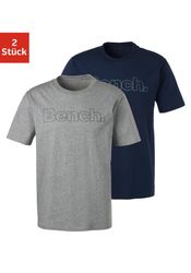 Bench. Loungewear T-Shirt 2 Stk. tlg. Shirt mit Logoprint, Basicshirt mit R günstig online kaufen
