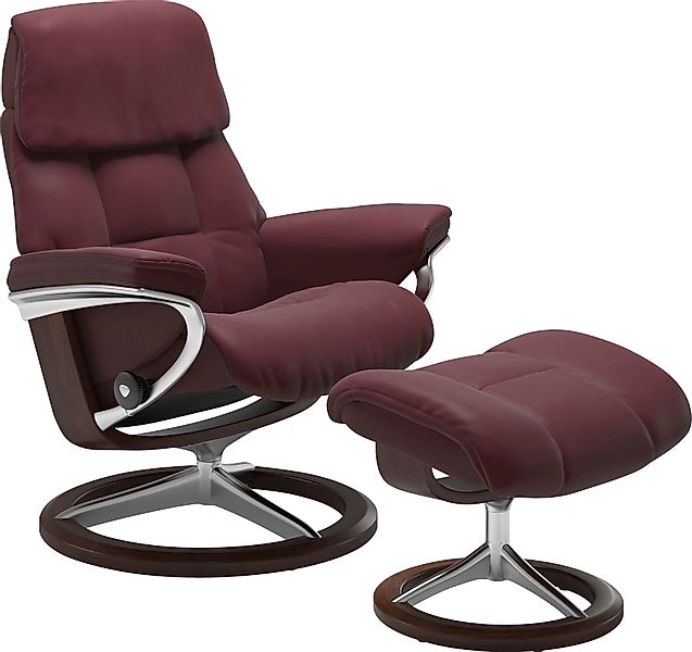 Stressless® Relaxsessel »Ruby« Set, Relaxsessel mit Hocker, mit Signature B günstig online kaufen
