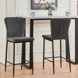 JYMTOM Barhocker mit Rückenlehne, Samt Polster günstig online kaufen