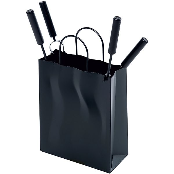 Firefix Kaminbesteck Tasche Stahl 5-teilig 28 cm x 10 cm x 46 cm günstig online kaufen