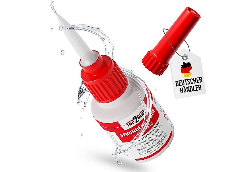 Top2Glue Sekundenkleber Top2Glue Cyanacrylat Sekundenkleber dünnflüssig 50g günstig online kaufen
