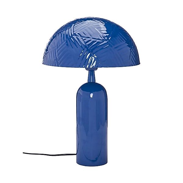 PR Home Carter Tischlampe Blau aus Metall E27 31x45cm günstig online kaufen