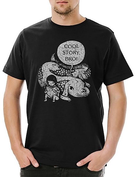Urban Backwoods Print-Shirt Urban Backwoods Cool Story Bro Herren T-Shirt S günstig online kaufen