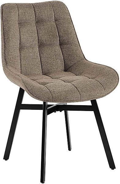 CLP Esszimmerstuhl Colby, mit Stoff- oder Samtbezug, bis 140 kg günstig online kaufen