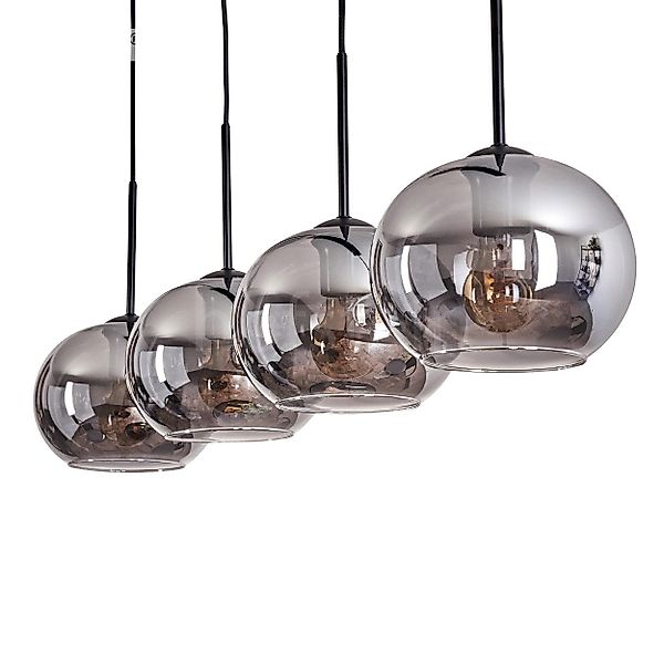 hofstein Hängeleuchte Hängelampe aus Metall/Glas in günstig online kaufen