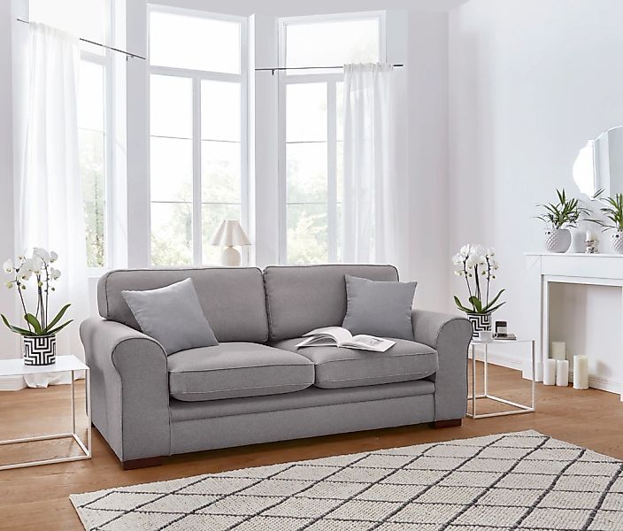 Home affaire "Broughton" weicher Sitzkomfort, incl. 2 Zierkissen, Keder günstig online kaufen