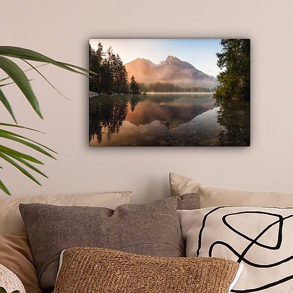 OneMillionCanvasses® Leinwandbild Landschaft - Nebel - günstig online kaufen