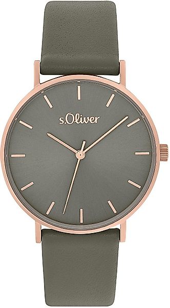 s.Oliver Quarzuhr 2033488, Armbanduhr, Damenuhr, analog, günstig online kaufen