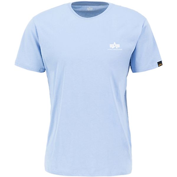 Alpha  T-Shirt Basic T Small Logo - light blue günstig online kaufen