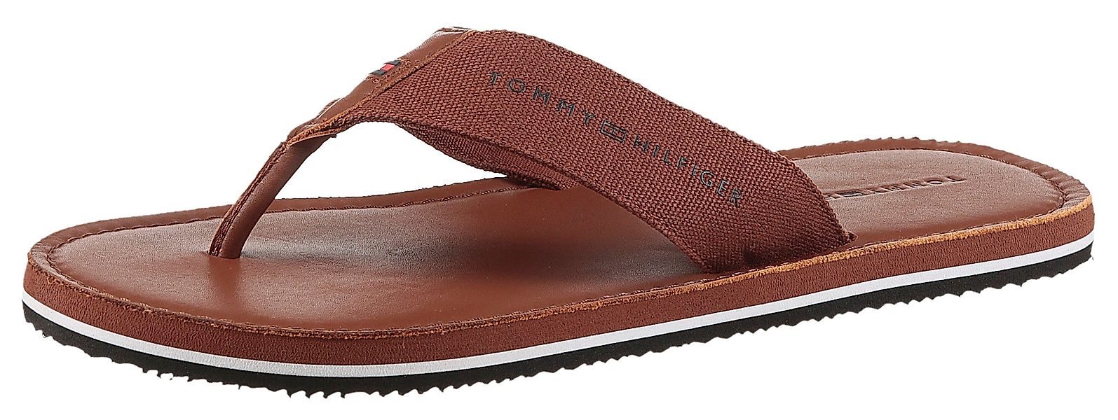 Tommy Hilfiger HILFIGER LEATHER BEACH SANDAL günstig online kaufen