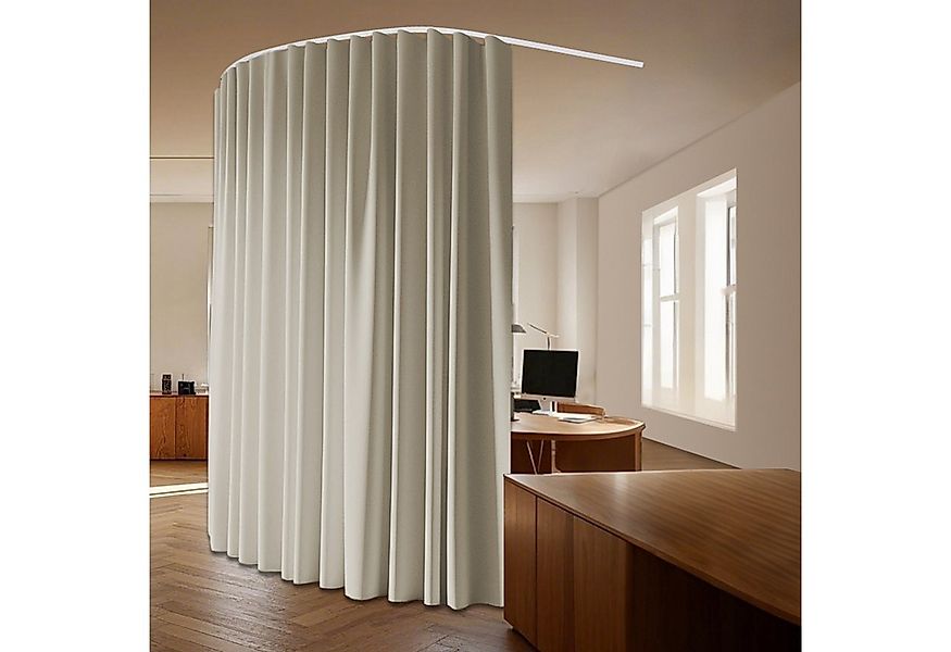 Jibenhome Gardine Raumteiler Vorhang,Verdunkelungsvorhang mit Schiene (1 St günstig online kaufen