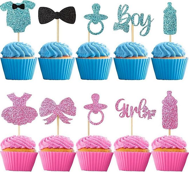 LuxusKollektion Dekohänger Tortendeko Babyparty 30 Stück günstig online kaufen