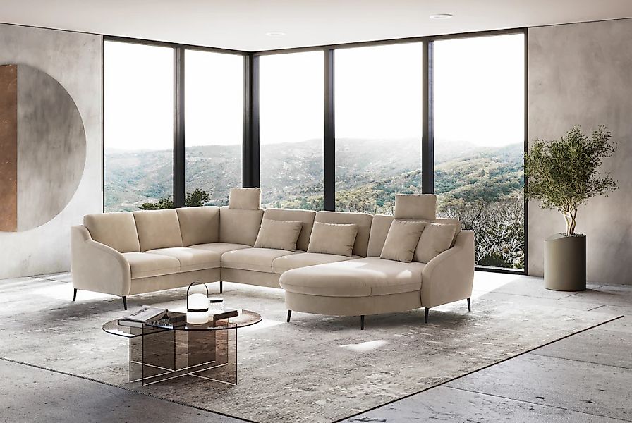 sit&more Wohnlandschaft "Soul U-Form" wahlweise mit Bettfunktion und Schubk günstig online kaufen