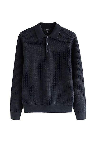 Next Langarm-Poloshirt Regular Fit Essential Poloshirt günstig online kaufen