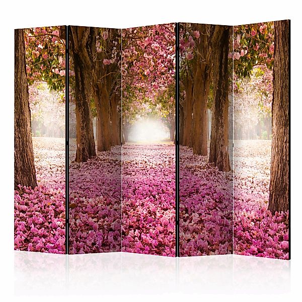 5-teiliges Paravent - Pink Grove Ii [room Dividers] günstig online kaufen