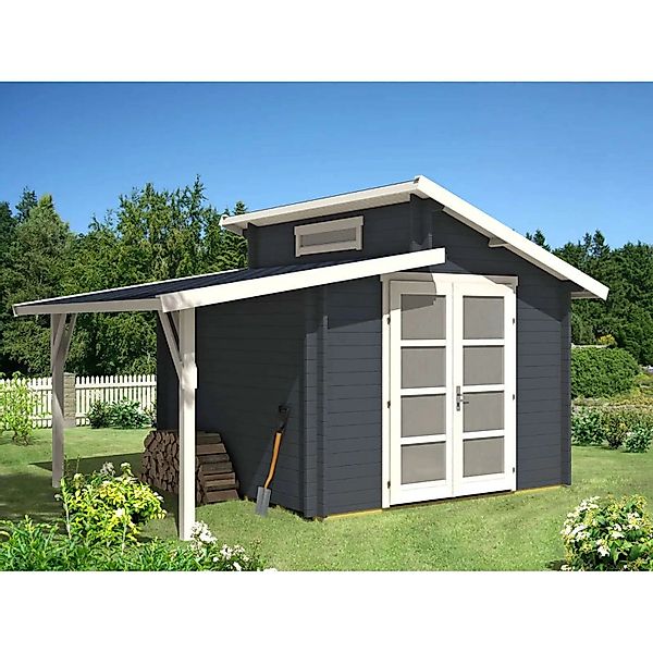 Alpholz Gartenhaus Holz Aktiva mit Schleppdach, günstig online kaufen