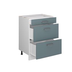 Vicco Unterschrank R-Line, Blau-Grau/Weiß, 60 cm günstig online kaufen
