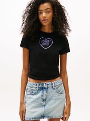 Tommy Jeans Kurzarmshirt TJW SLIM SH günstig online kaufen