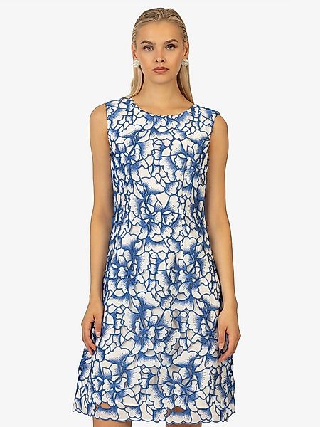 Kraimod Cocktailkleid mit floraler Spitze und Rundhals günstig online kaufen