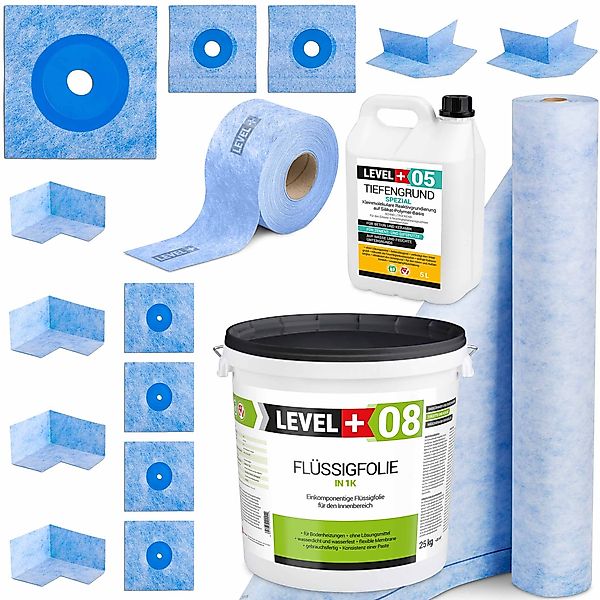 Level+ Dichtstoff Dichtset für Duschabdichtung Bad günstig online kaufen